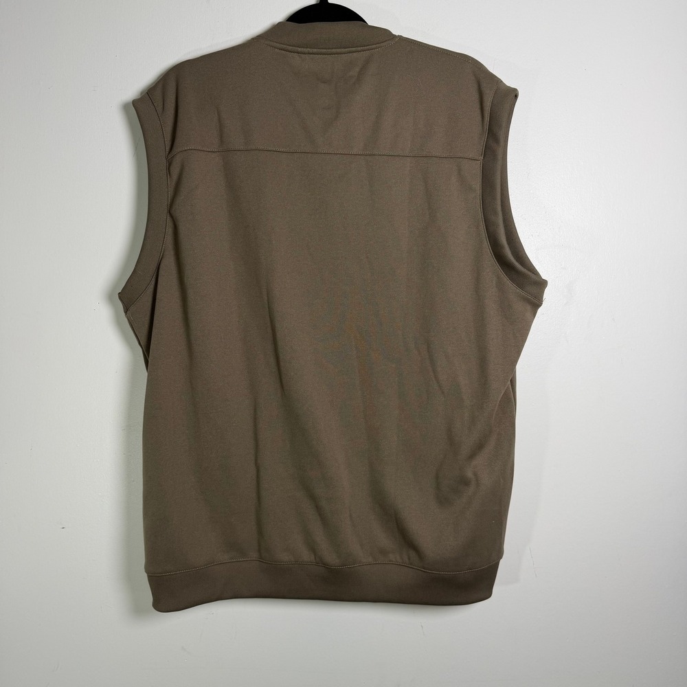Nike Golf Vest Mens Large Brown Colorado Buffaloes Fit Dry V-Neck Pullover CU - Picture 7 of 8